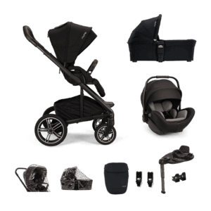 Nuna MIXX next + Arra flex + Base curv Travel System - Caviar