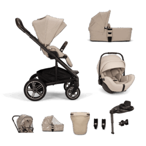 Nuna MIXX next + Arra flex + Base curv Travel System - Biscotti