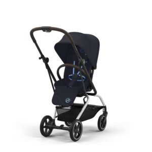 Cybex Eezy S Twist+2 Pushchair Bundle with Gold Footmuff - Dark Blue