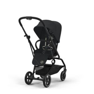 Cybex Eezy S Twist+2 Pushchair Bundle with Gold Footmuff - Magic Black
