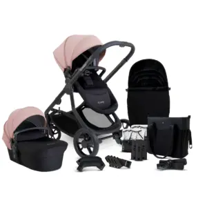 iCandy Orange 4 Travel System with Maxi Cosi Pebble 360 Pro and FamilyFix 360 Pro