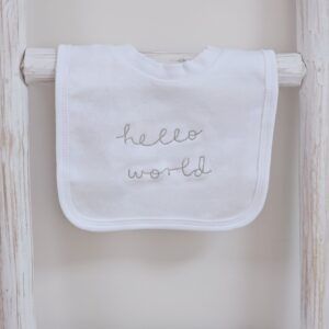 The Baby Store 'Hello World' Bib