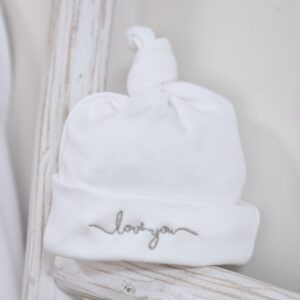 The Baby Store 'Love You' Cotton Hat