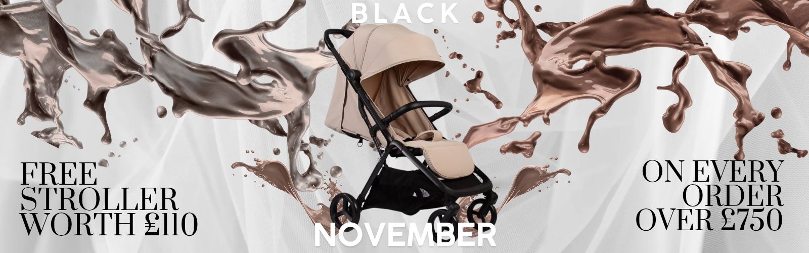 free stroller promotional offer banner