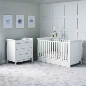Ickle Bubba Snowdon Classic 2 Piece Furniture Set with Mattress