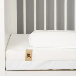 CuddleCo Lullaby Hypo Allergenic Bamboo Foam Cot Mattress - 120 x 60cm