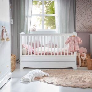 Royal Cot Bed / Sofa Bed - Timeless White
