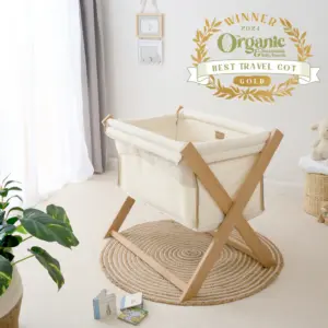 Clair de Lune Organic Folding Crib