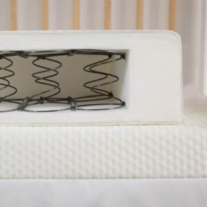 CuddleCo Harmony Hypo Allergenic Bamboo Sprung Cot Bed Mattress - 140 x 70 cm