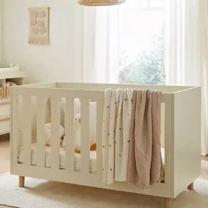 CuddleCo Harper Cot Bed - Cream