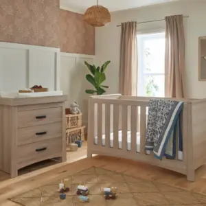 CuddleCo Isla 2 Piece Room Set - Ash