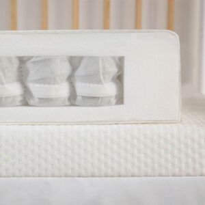 CuddleCo Signature Hypo Allergenic Bamboo Pocket Sprung Cot Bed Mattress - 140 x 70 cm