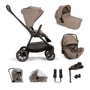 Nuna TRIV next + ARRA flex + BASE curve Travel System - Cedar