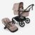Black/Desert Taupe Melange/Desert Taupe Melange