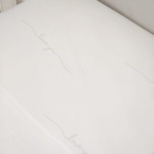 The Baby Store 'Love You' Fitted Cot Bed Sheet