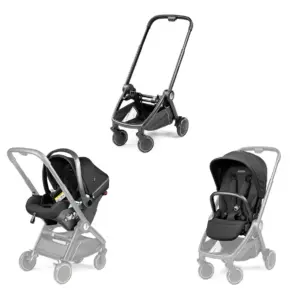 Peg Perego City Loop with Car Seat Bundle - True Black