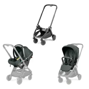 Peg Perego City Loop with Car Seat Bundle - Metal