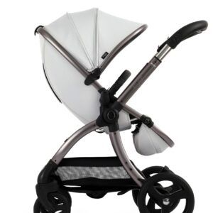 egg3® Luxury Bundle Special Edition with Cloud T i-Size Car Seat & Base - Houndstooth Silver