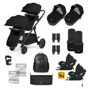 Ickle Bubba Virgo Twin 18 Piece Travel System Bundle