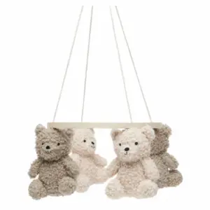 Jollein Baby Mobile Teddy Bear - Olive Green/Natural