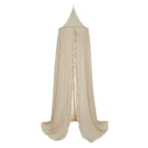 Jollein Canopy Vintage 245cm Ruffle Nougat