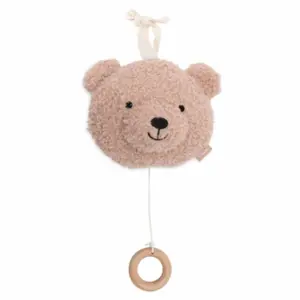 Jollein Musical Hanger - Teddy Bear - Wild Rose