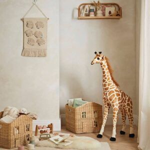 CuddleCo Standing Giraffe Stuffed Animal - Small 100cm