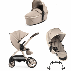 egg3® Tandem Pram Bundle - Feather