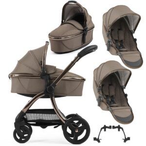 egg3® Twin Pram Bundle - Mink
