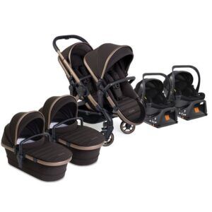 iCandy Peach 7 Twin with 2 x Cocoon Car Seats & Bases