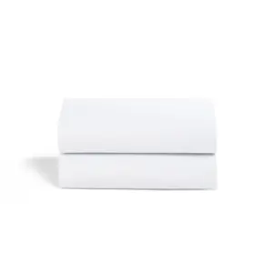 Snüz Crib 2 Pack Fitted Sheets - White