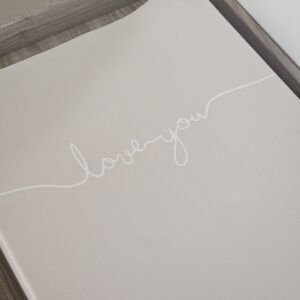 The Baby Store 'Love You' Wedge Changing Mat