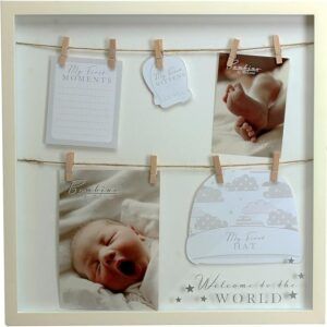 Bambino 'Welcome to the World' Hat & Mittens Pegs