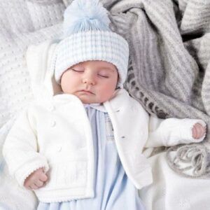 Dandelion White Knitted Baby Jacket