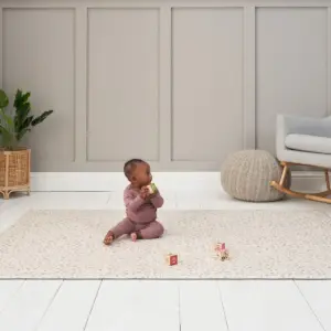 baby playing on the Tutti Bambini Luxury Padded XL Reversible Play Mat