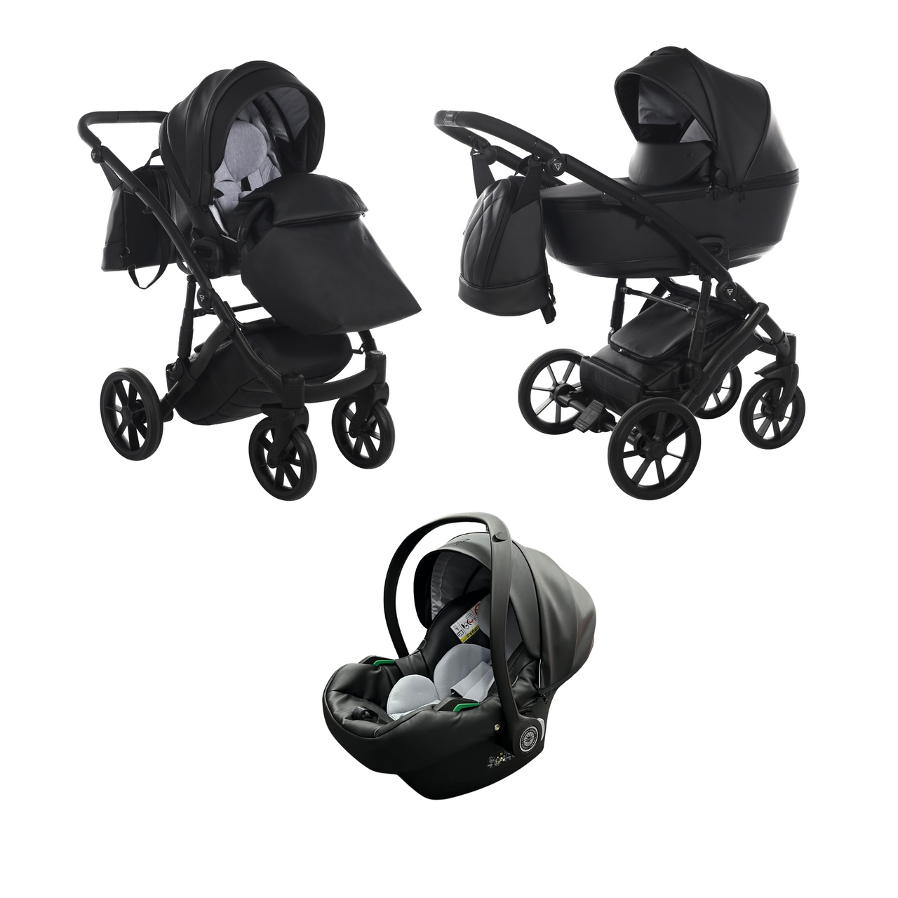 junama-space-eco-3-in-1-black Everything included in the Junama Space Eco in black