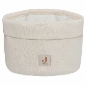 the Jollein Changing Table Basket - Cosy Knit Ivory