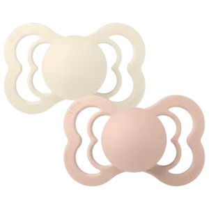 Bibs Supreme Dummies 2 Pack - Ivory/Blush