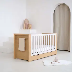 Clair de Lune Juni Cot Bed with Under Drawer
